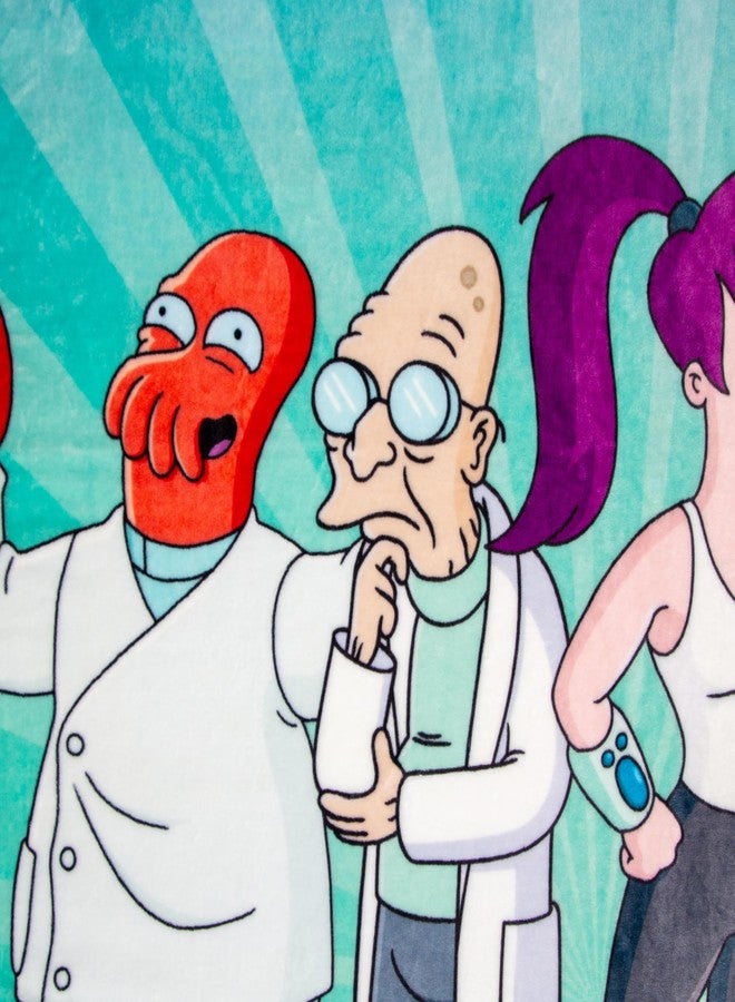 سيلفر بوفالو بطانية صوفية ناعمة من مجموعة "فيوتوراما بلانيت إكسبريس" | غطاء من البوليستر الناعم للأريكة والسرير | 45 × 60 بوصة - Image 2