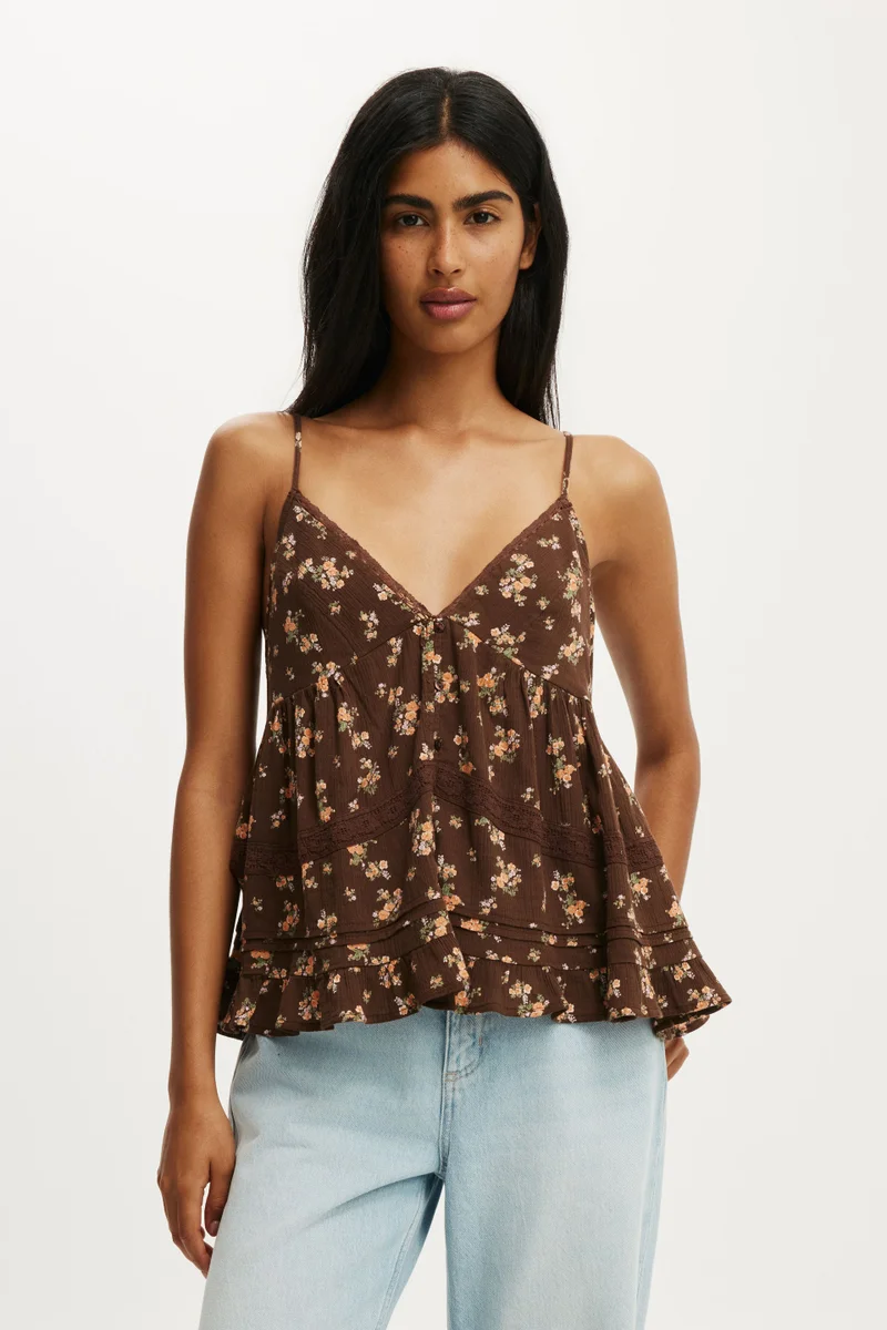 Cotton On Billie Lace Babydoll Cami