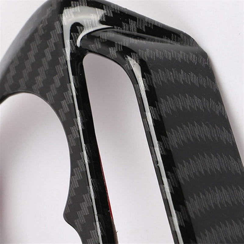 QASULER Carbon Fiber Steering Wheel Cover Trim for Toyota Corolla 2019 - Image 3