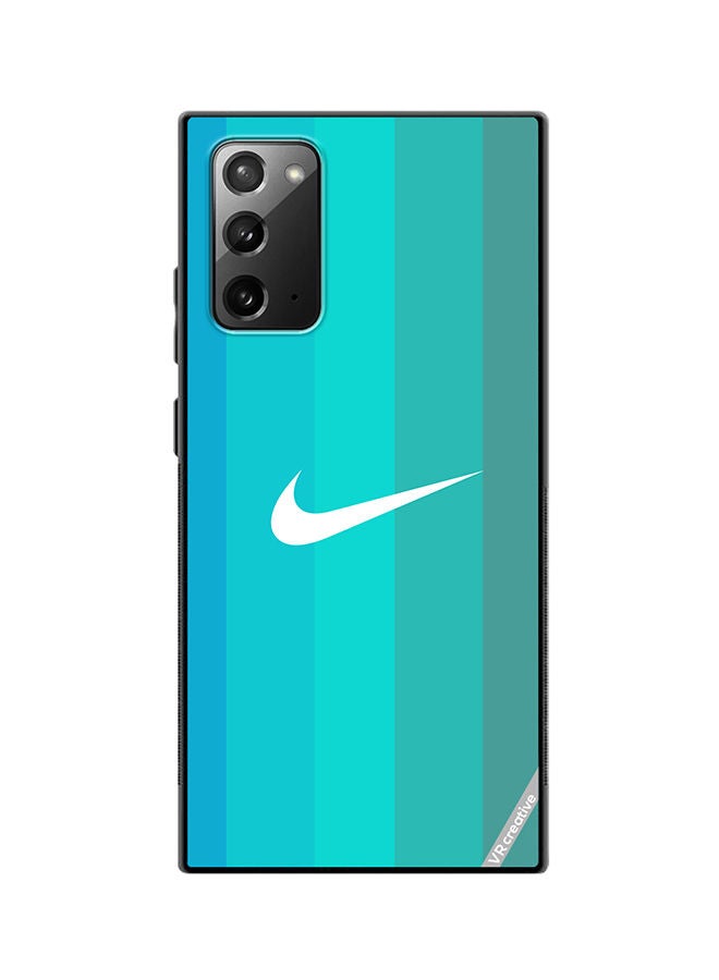 VR CREATIVE Protective Case Cover For Samsung Galaxy Note20 5G Nike Logo Turquois Design Multicolour - Image 1