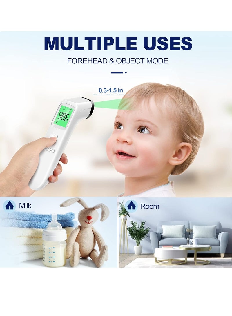 Thermometer for Adults and Kids, Accurate Digital Baby Thermometer, FSA HSA Eligible, Fever Alarm  Silent Mode, 2 in 1 Forehead - Image 4