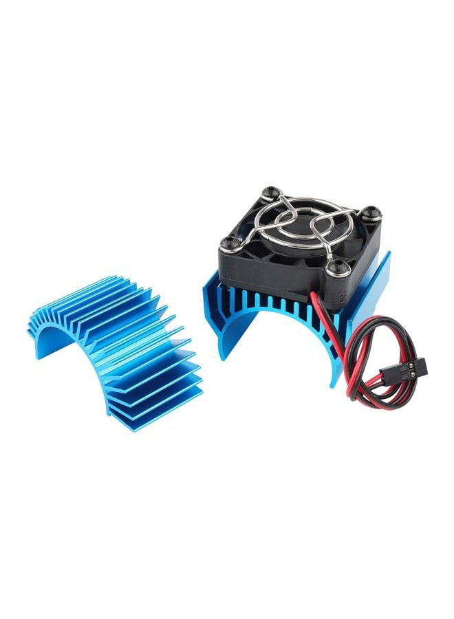 Rchobbytop Aluminum RC Heat Sink with 5V Cooling Fan 3650 3660 540 550 Size Motor Heatsink and Motor Seat Combo for for Wltoys A949-B A959-B A969-B A979-B K929-B 12428 1/12 1/18 RC Car, Pack of 3 - Image 5