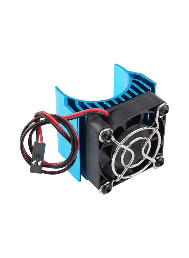 Rchobbytop Aluminum RC Heat Sink with 5V Cooling Fan 3650 3660 540 550 Size Motor Heatsink and Motor Seat Combo for for Wltoys A949-B A959-B A969-B A979-B K929-B 12428 1/12 1/18 RC Car, Pack of 3 - Image 3