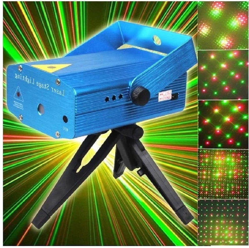 MLD Mini Party Mini Laser Projector Stage Lighting Sound Activated Laser Light for Party and DJ - Image 1