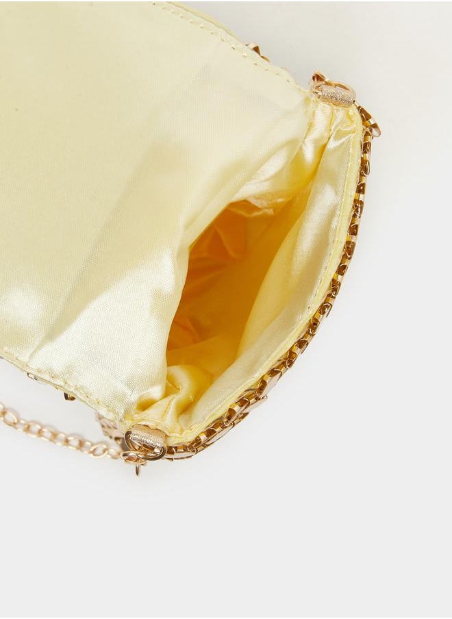Styli Embellished Mini Bag with Chain Strap  - Image 4