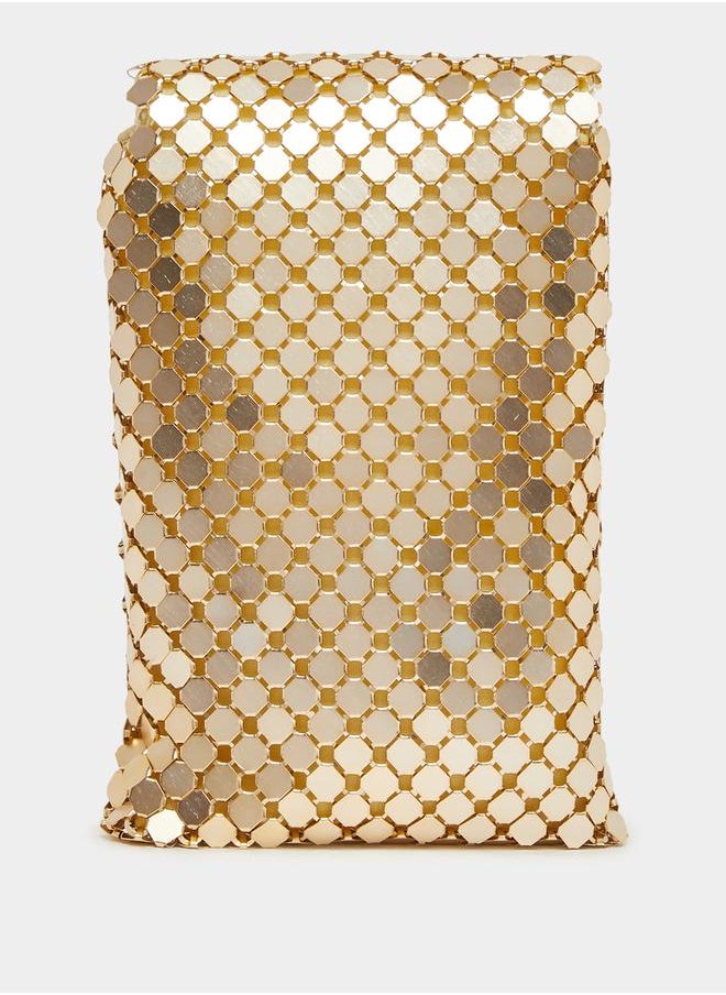 Styli Embellished Mini Bag with Chain Strap  - Image 2