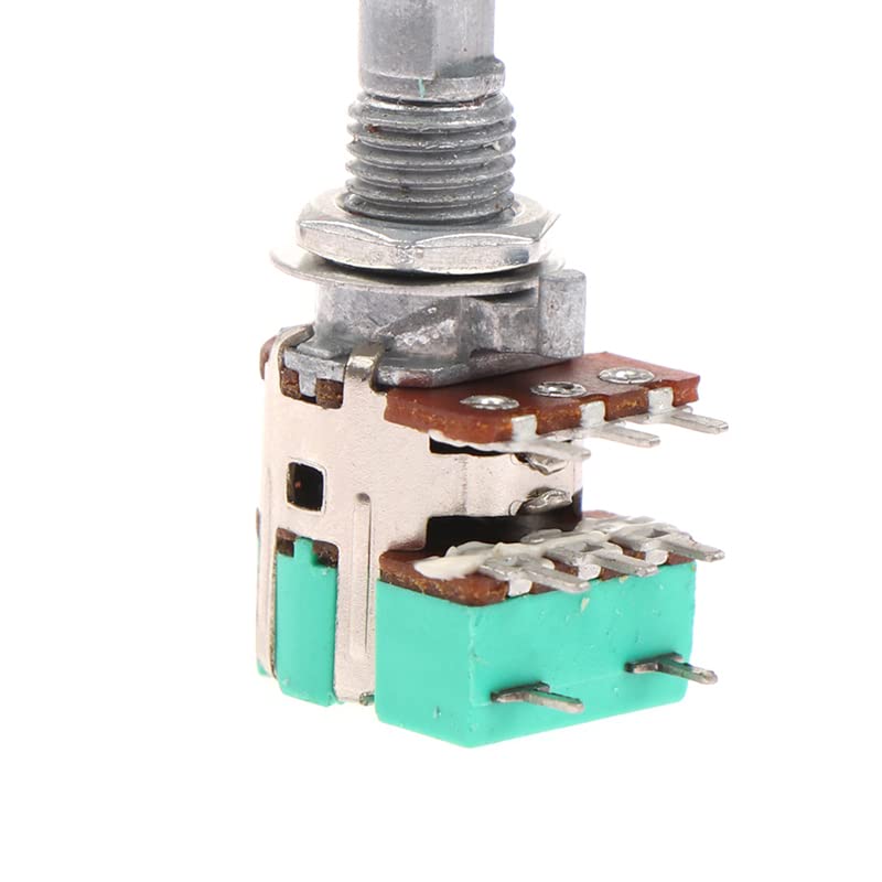 CentIoT - H120 Rotary Encoder - Digital Potentiometer Stereo Dual Channel Volume Control with switch - 8 Pin 15mm Half Shaft handle (2PCS) (A50K) - Image 5