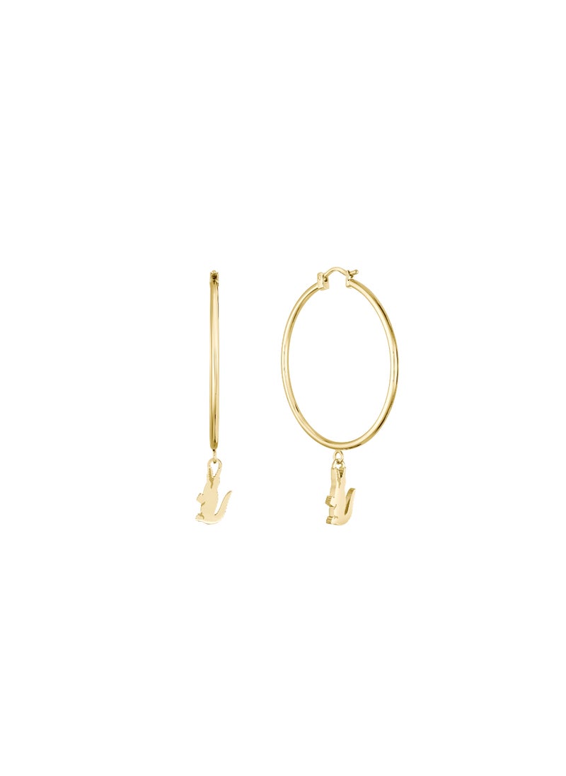 LACOSTE LACOSTE JEWELRY CROCODILE UNISEXS HOOPS - 2040376  - Image 2