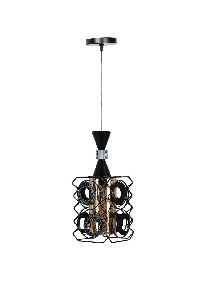 Hummer Modern Black Pendant Light – E27 × 1