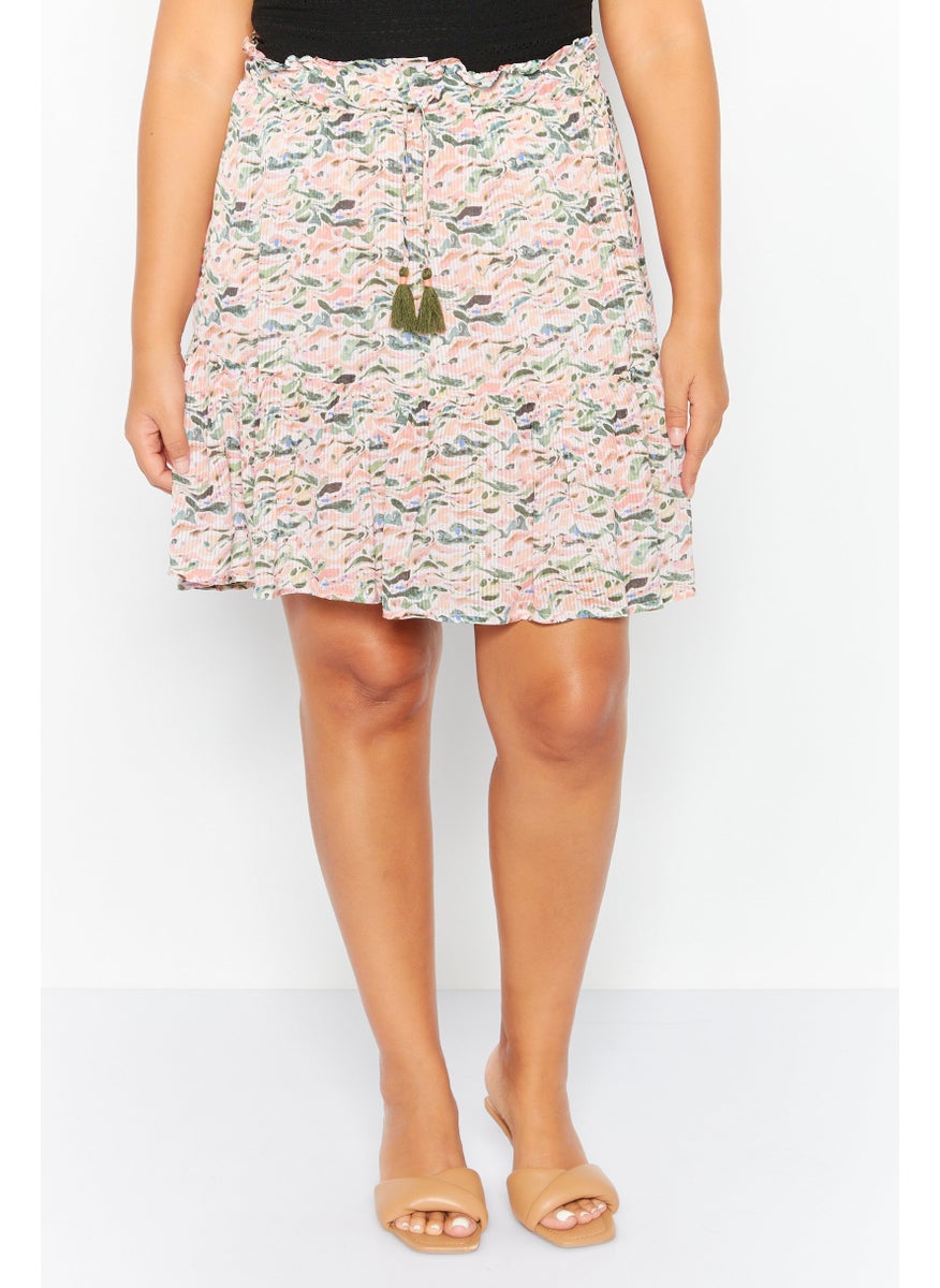 Scotch & Soda Women Allover Print Mini Skirt, Multicolor  - Image 1