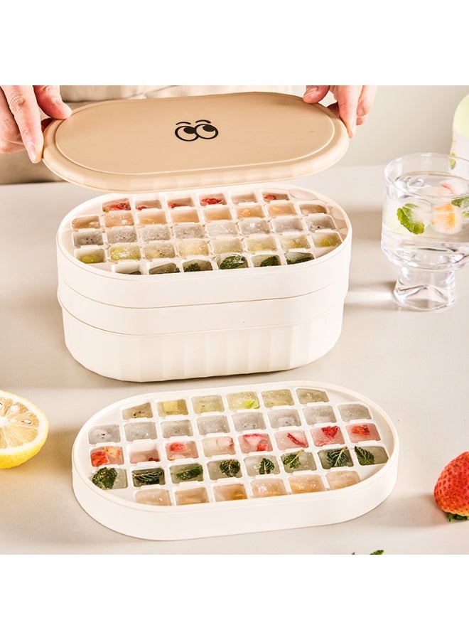 آنا قالب مكعبات الثلج بسعة كبيرة  مع غطاء من مادة آمنة للطعام - Image 2