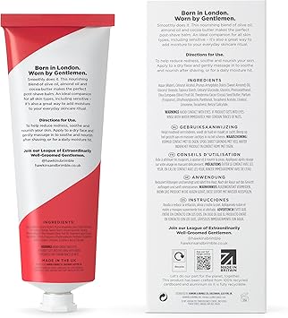 Hawkins & Brimble Hawkins Brimble After Shave Balm for Men 125 ml Post Shaving Cocoa Almond Olive Oil Moisturising Skin Protection Premium British Grooming Skincare with Natural Ingredients Post Shave Balm - Image 3