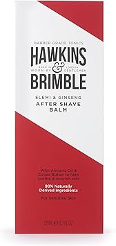 Hawkins & Brimble Hawkins Brimble After Shave Balm for Men 125 ml Post Shaving Cocoa Almond Olive Oil Moisturising Skin Protection Premium British Grooming Skincare with Natural Ingredients Post Shave Balm - Image 5