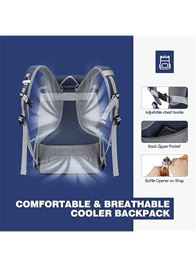 Arabest Cooler Backpack - 35/50 Can Insulated Soft Cooler Lunch Bag for Camping, Beach, Hiking & Shopping - Image 5