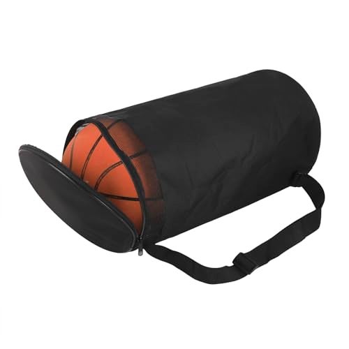 Fakeface Professional 2 Basketballs/Volleyballs/Footballs Equipment Bags Waterproof Oxford Sports Duffel Bags Lightweight Portable Gym Tote Ball Storage Bag Organizer Backpack Carrier Holder (Black) - Image 3