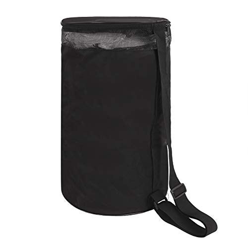 Fakeface Professional 2 Basketballs/Volleyballs/Footballs Equipment Bags Waterproof Oxford Sports Duffel Bags Lightweight Portable Gym Tote Ball Storage Bag Organizer Backpack Carrier Holder (Black) - Image 4