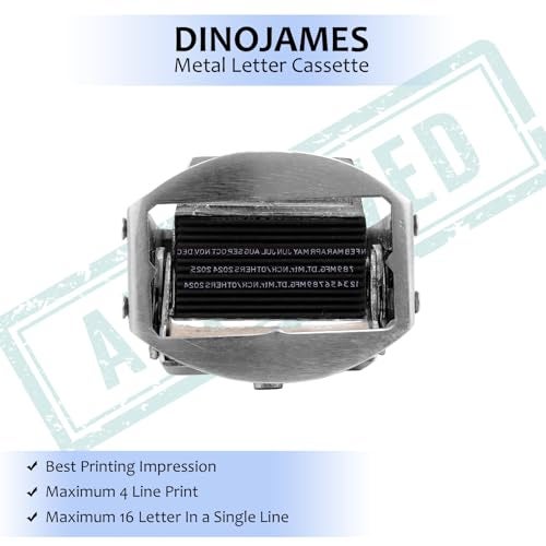 Dinojames Batch Coding Machine/Mini Printer Inkjet Font-Letter Size - 4mm (Up to 4 Lines) Grooved Dotted Printing Area- 55x30mm - Image 3