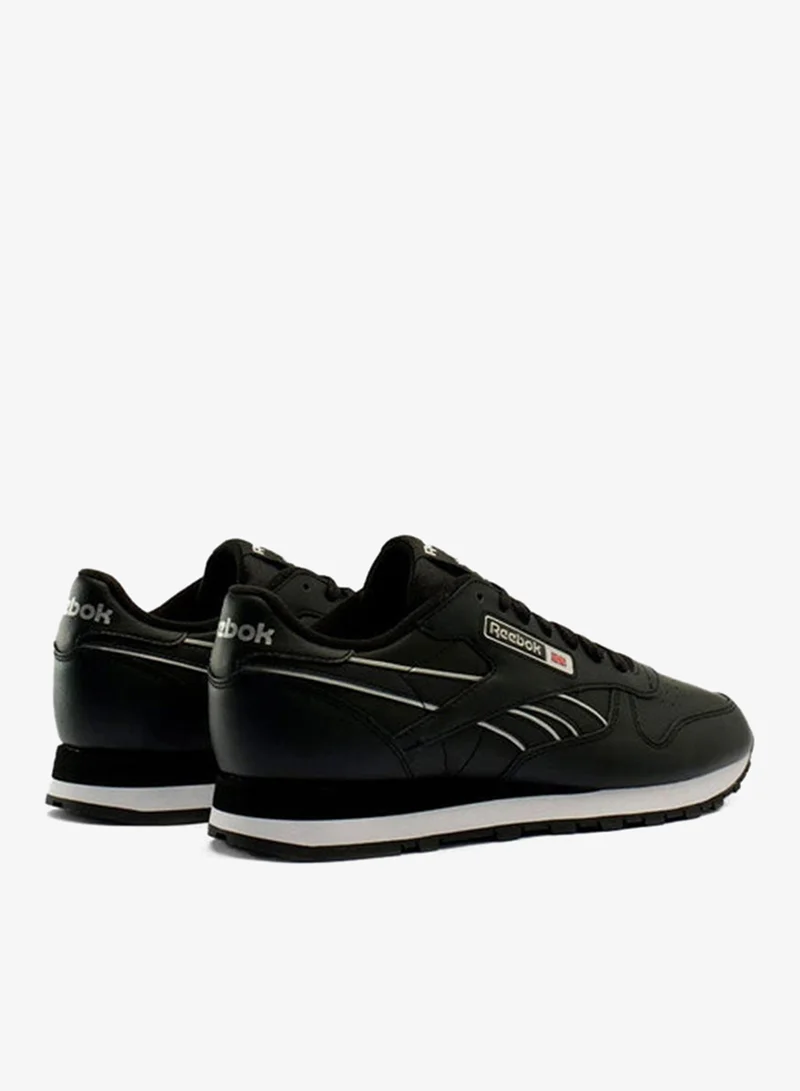 Reebok Black/White Reebok Classic Leather Unisex Shoes  | Best Price UAE