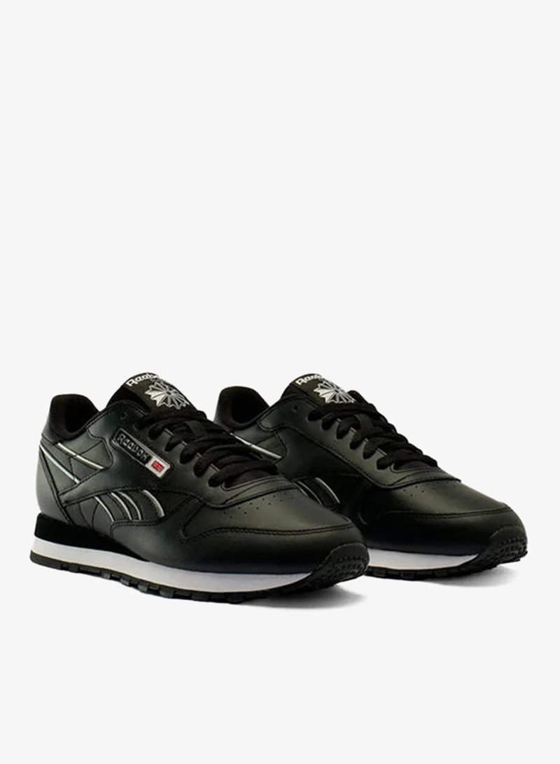 Reebok Black/White Reebok Classic Leather Unisex Shoes  | Best Price UAE