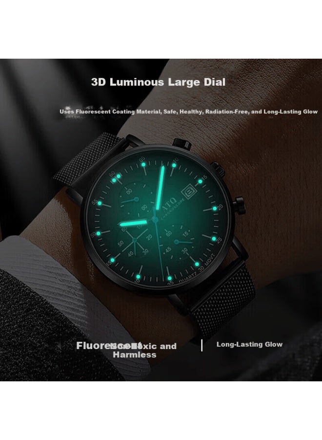 Atq Swiss Ultra-thin Men's Watch Top 10 Brand Luminous Waterproof Mechanical New Year Valentine's Day Gift For Boyfriend Husband - Image 2