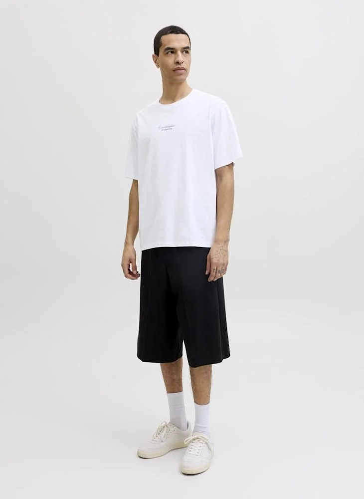 JACK & JONES Bright White JJART Print Loose fit T-shirt for Men | Best Price UAE
