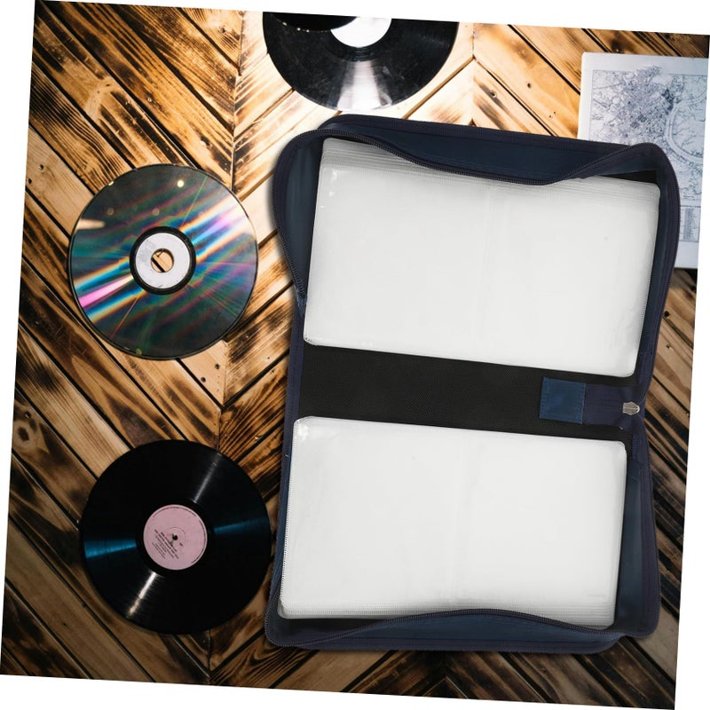 3 حزمة حامل تخزين أقراص DVD و CD خفيف الوزن محمول للاستخدام المنزلي وفي السيارة - Image 4