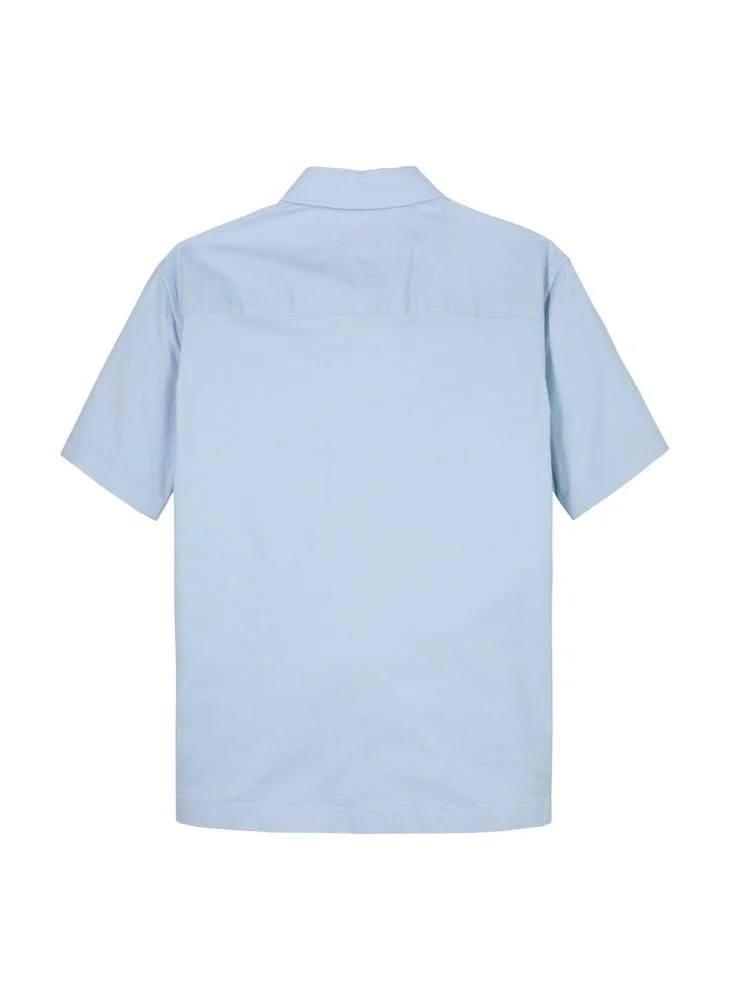 TOMMY HILFIGER Kids Stretch Oxford Ss Shirt