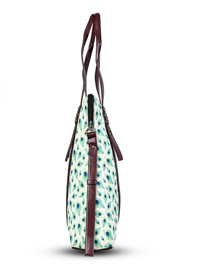 Bot Bag laptop handbag women Feather Motif - Image 3