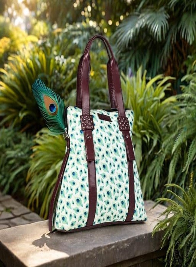 Bot Bag laptop handbag women Feather Motif - Image 2