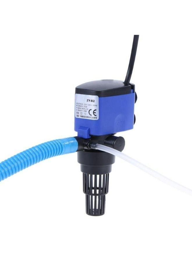 زي يانج رأس مضخة فيتر ZY-B4رأس مضخة فلتر داخلي 3 في 1 لحوض السمك، متعدد الوظائف، فلتر لحوض السمك، مضخة هواء، تدوير المياه، مناسب لأحواض أسماك الشعاب المرجانية - Image 3