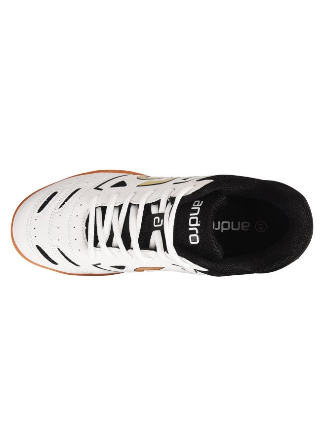 Andro Andu Table Tennis Shoes Men Women Professional Non-slip Wear-resistant Rubber Sole Ping Pong Sports Shoes Tianrui White Platinum Size 42 - Image 4