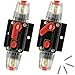 Bolipoeq 40 Amp Manual Reset Circuit Breaker DC 1248V Waterproof Inline Fuse Holder 315 AWG Overload Protection for Car Audio Sound Amplifier System RV Marine Boat Truck Solar Pack of 2 - Image 2