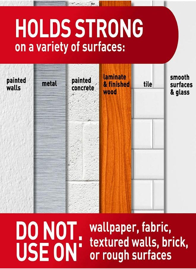 Command command Large Picture Hanging Adhesive strips, Damage Free Hanging Picture Hangers, No Tools for Wall for Living Space, 20 Black Pairs (40 strips)  - Image 1