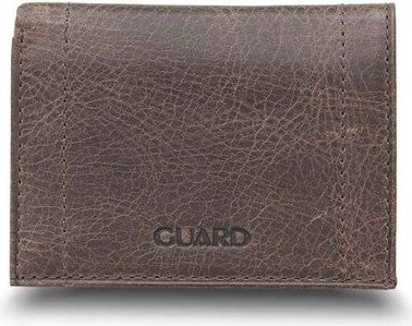 Guard Minimal Antique Brown Leather Men's Wallet  - Image 1