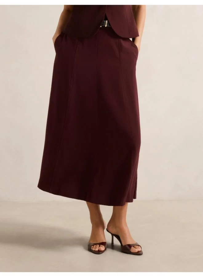 Forever New Celine Belted Midi Skirt