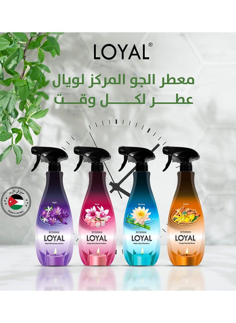 لويال Loyal Sandal Wood Fragrance Concentrated Air Freshener For Home, Office, Inside Car, 450ml, Sunset - Image 4