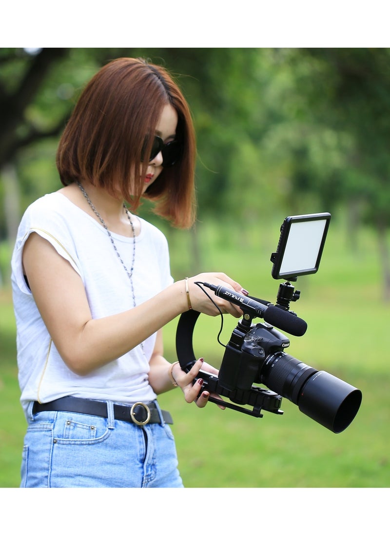 U/C Shape Portable Handheld DV Bracket Stabilizer for All SLR Cameras and Home DV Camera