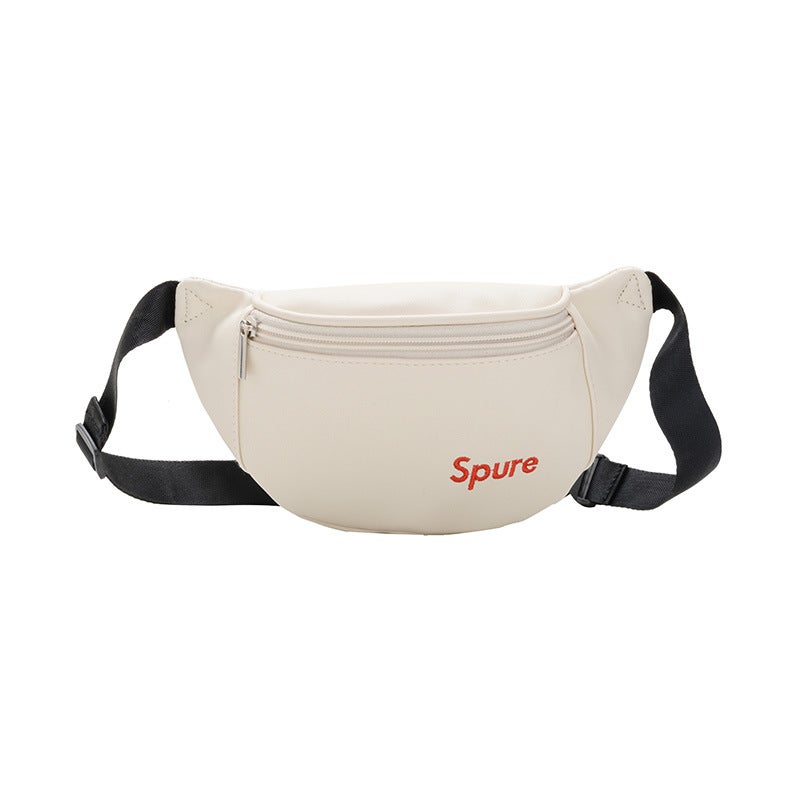 Kindergarten Girl Crossbody Bag Letter Boy Baby Travel Waist Bag Versatile Single-Shoulder Children'S Bag Trendy Cool Children'S Bag - Image 1