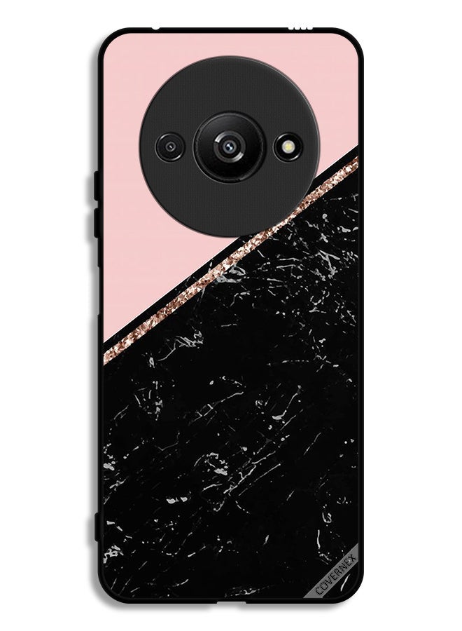 Covernex Xiaomi Redmi A3 4G Protective Case Cover Marble Pattern - Image 1