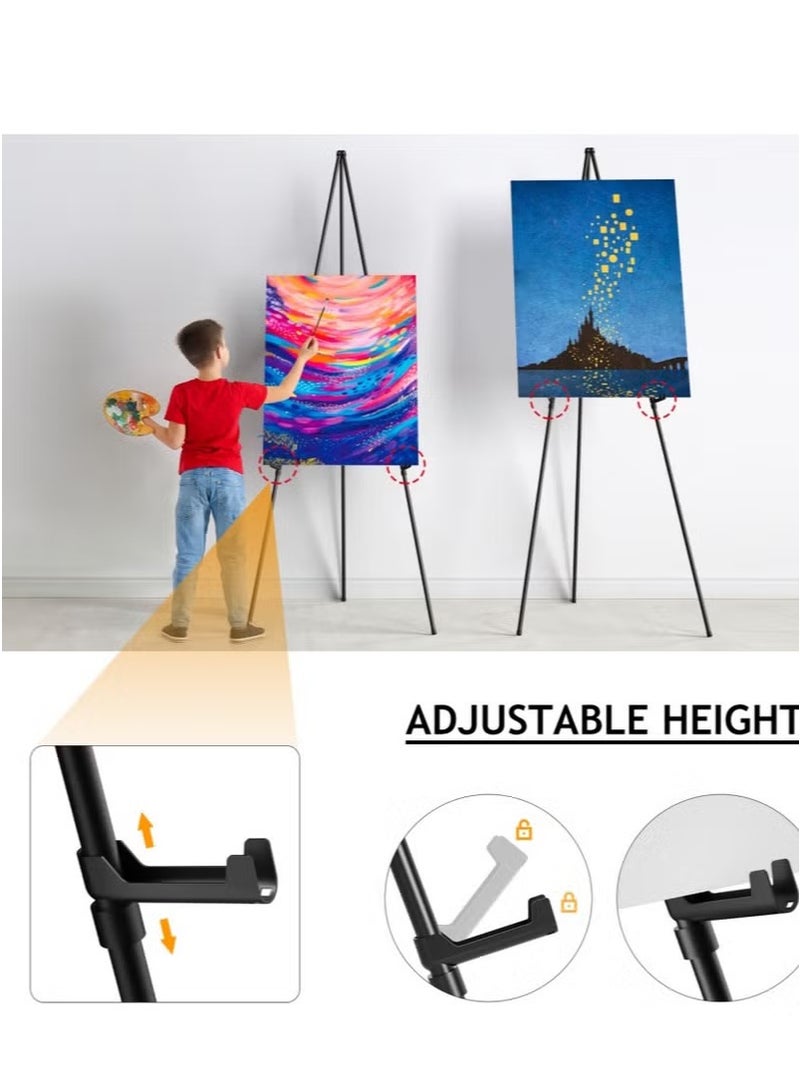 يوكا سبائك الألومنيوم حامل رسم حامل قابل للطي تلسكوبي عرض موقف محمول - Image 4