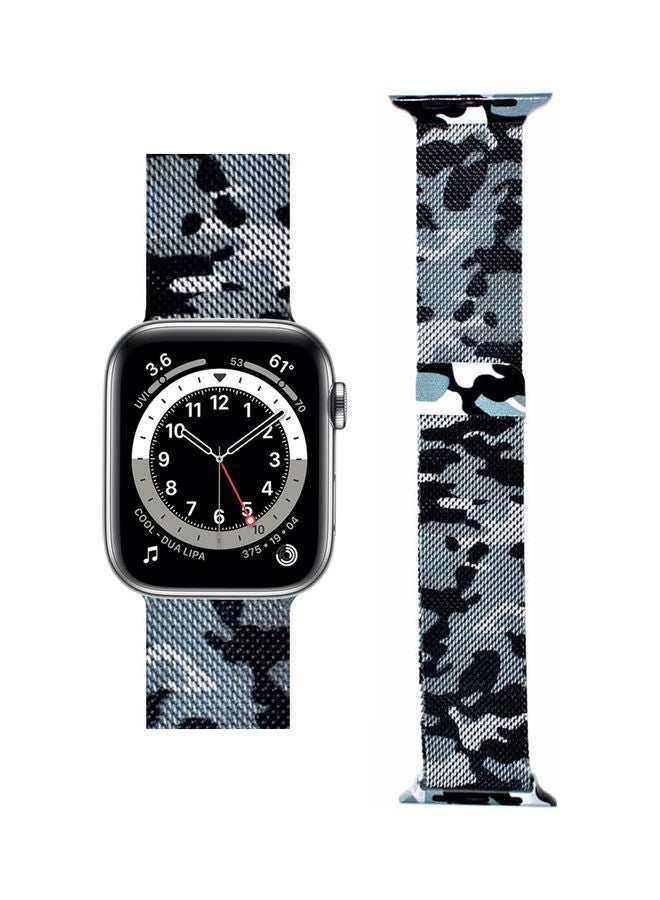 نيبمينينت سوار ميلانيز بديل لساعة أبل نمط مموه كالزي العسكري بطابع المدينة