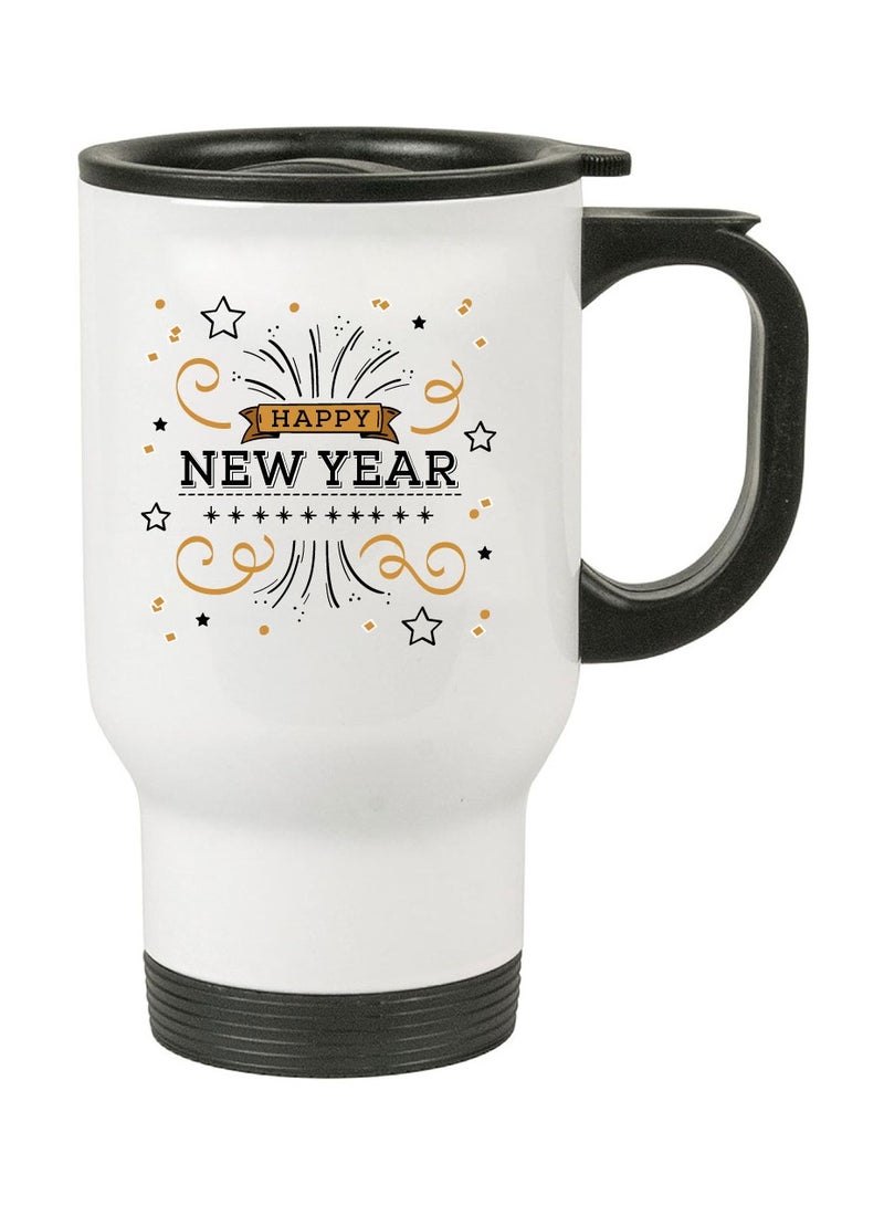 PRINTSHOP4ME Happy New Year Design Printed Travel Mug Suitable Gift For Family And Friends-New Year Theme-New Year Decor-Gifts For Special Person  - Image 2
