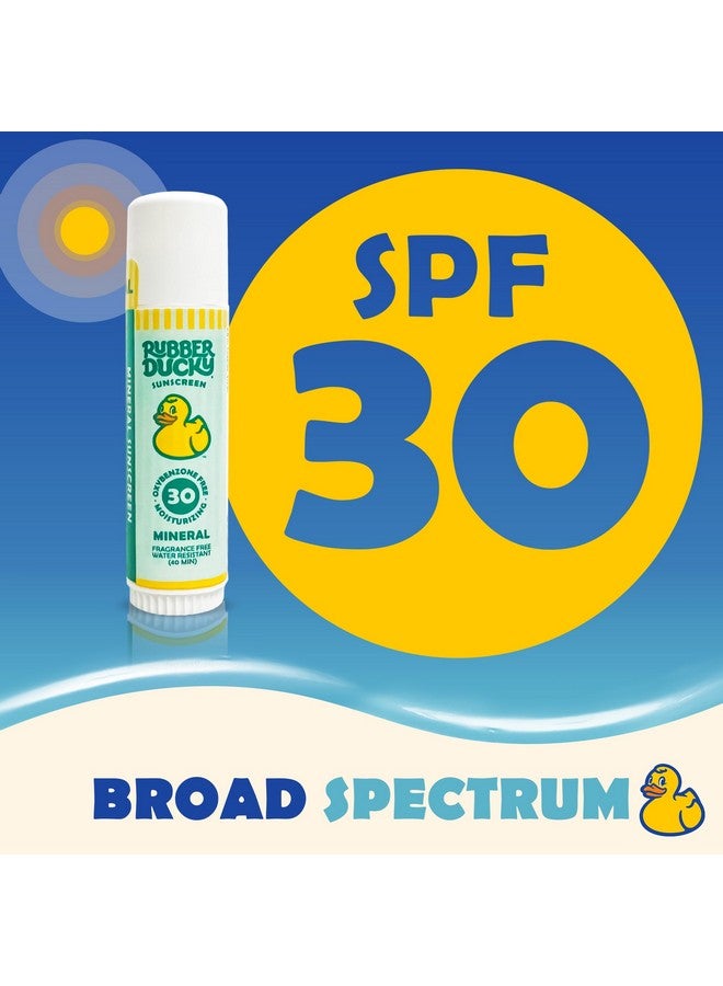 Rubber Ducky- SPF 30 Mineral Face Sunscreen Stick, Water Resistant, Moisturizing & Broad Spectrum Sunscreen Face Stick, Sun Skin Protection with Vitamin E, Mini Travel Size Sunblock Face Stick, 0.6 oz - Image 2