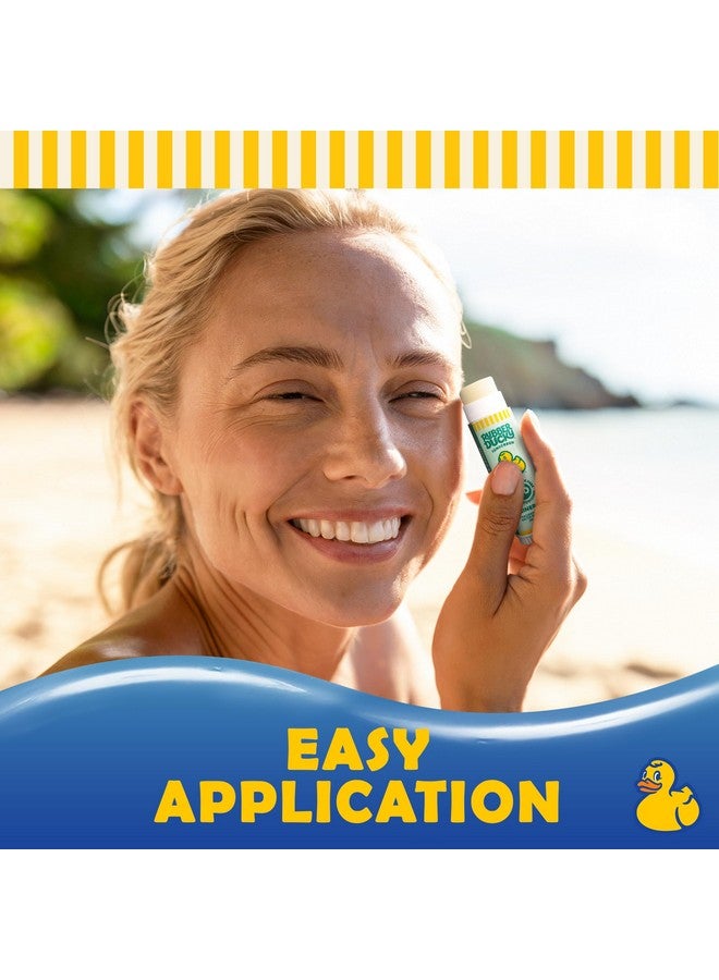 Rubber Ducky- SPF 30 Mineral Face Sunscreen Stick, Water Resistant, Moisturizing & Broad Spectrum Sunscreen Face Stick, Sun Skin Protection with Vitamin E, Mini Travel Size Sunblock Face Stick, 0.6 oz - Image 3