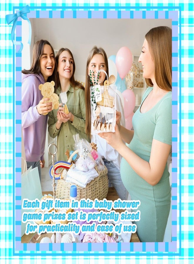 ٨٦ قطعة من جوائز حفل استقبال المولود الجديد للفائزين في الألعاب، تتضمن ٦ مجموعات: لوح جبن على شكل دب، ملاعق لدهن الزبدة، منشفة مطبخ، بطاقة شكر، ملعقة، حقيبة هدايا للضيوف، هدية لحفلات الزفاف، أعياد الميلاد، حفلات الزفاف، وحفلات الكريسماس. - Image 5