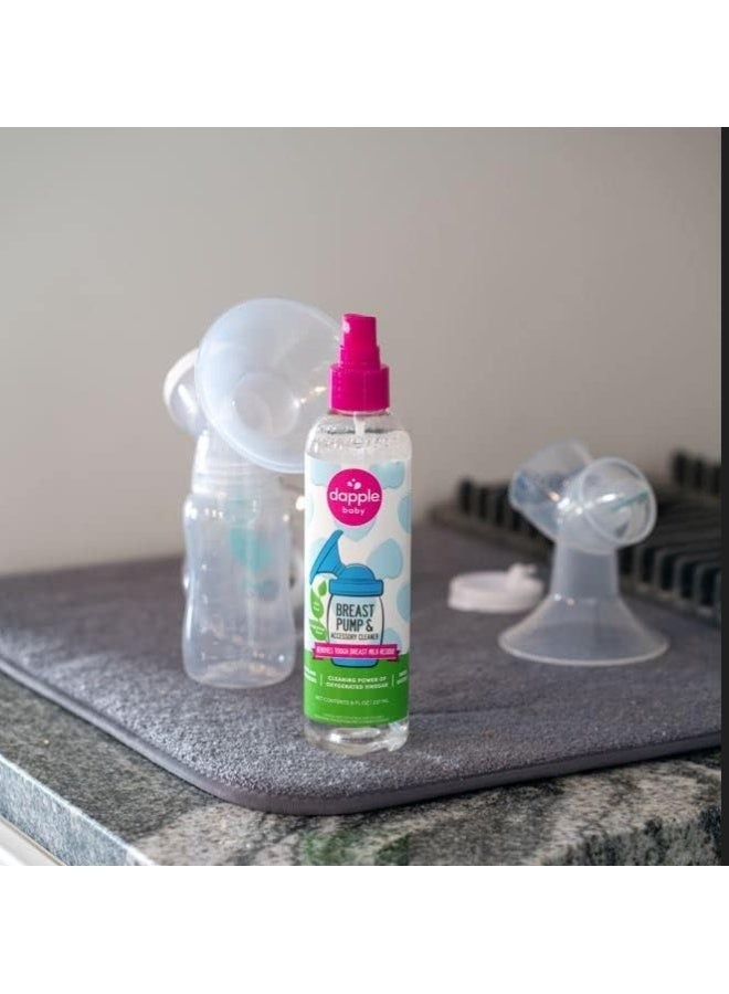 dapple Breast Pump Cleaner Spray Baby, 8 Fl Oz Bottle, Unscented, Plant Based  Hypoallergenic - Removes Milk Residue - Easy Rinse Formula With Oxygenated Vinegar - Image 4