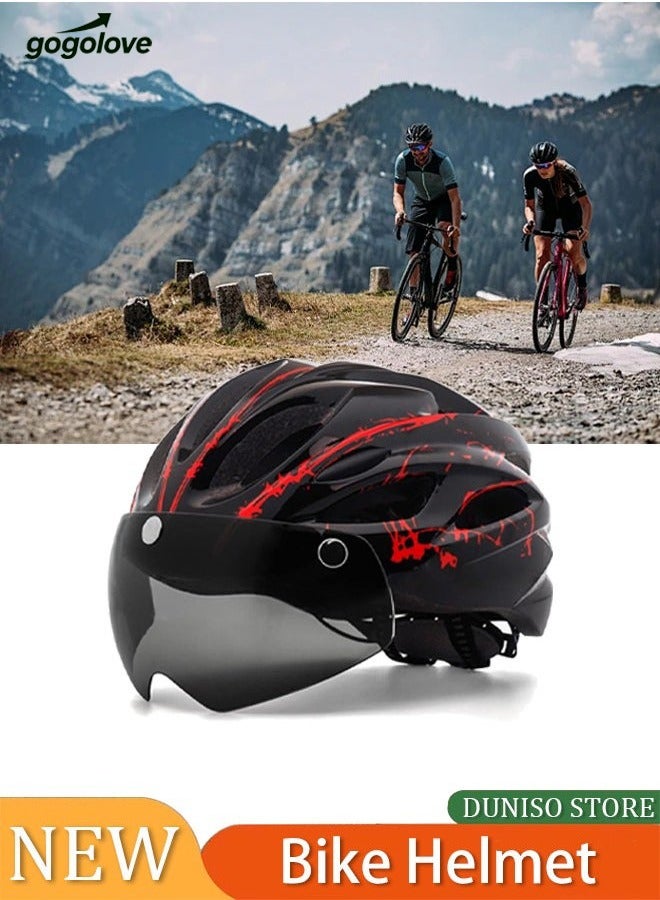 gogolove Adult rider bicycle sports crash helmet, bicycle helmet with goggles, motorcycle helmet, riding helmet - Image 1