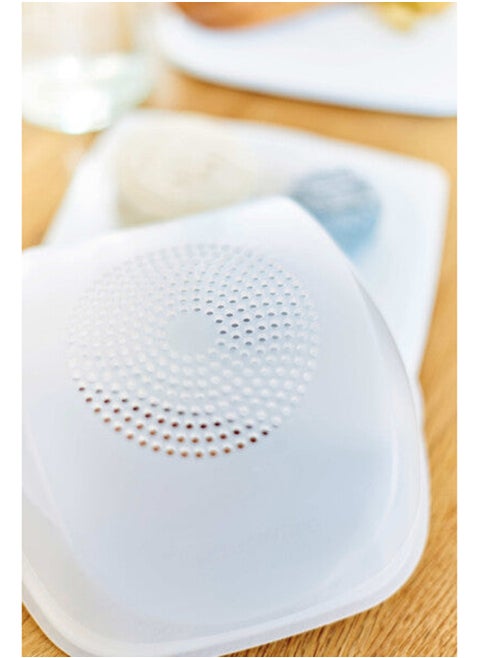 Tupperware Square Cheese Keeper - White