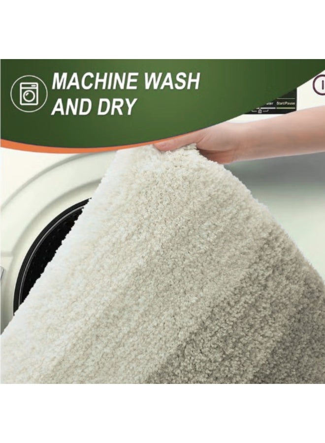 VIO Large Bath Mat Extra Soft Absorbent Microfiber Non Slip Plush Shaggy Bath Rug Bath Carpet Runner Machine Washable Quick Dry Bathmats for Bathroom Floor Tub Shower Home Spa 80X50 CM - Image 5