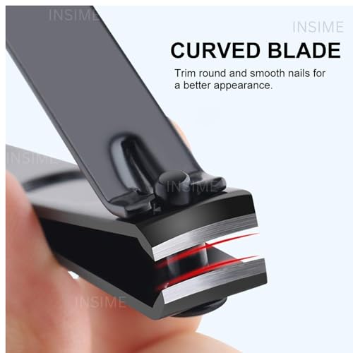 INSIME Nail Cutter Set - Big & Small Toe Nail Clippers for Men & Women - Stainless Steel - Image 5